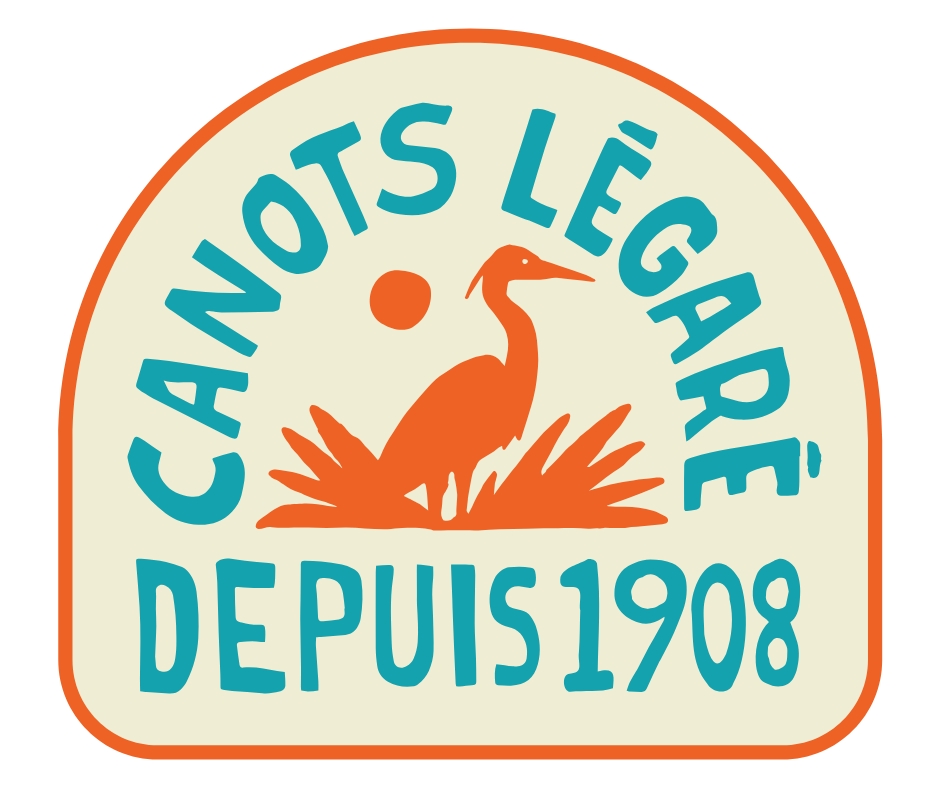 Collants « écusson » Canots Légaré - CL-AUTOCOL-ECUSS-HER-OG - Canots Légaré