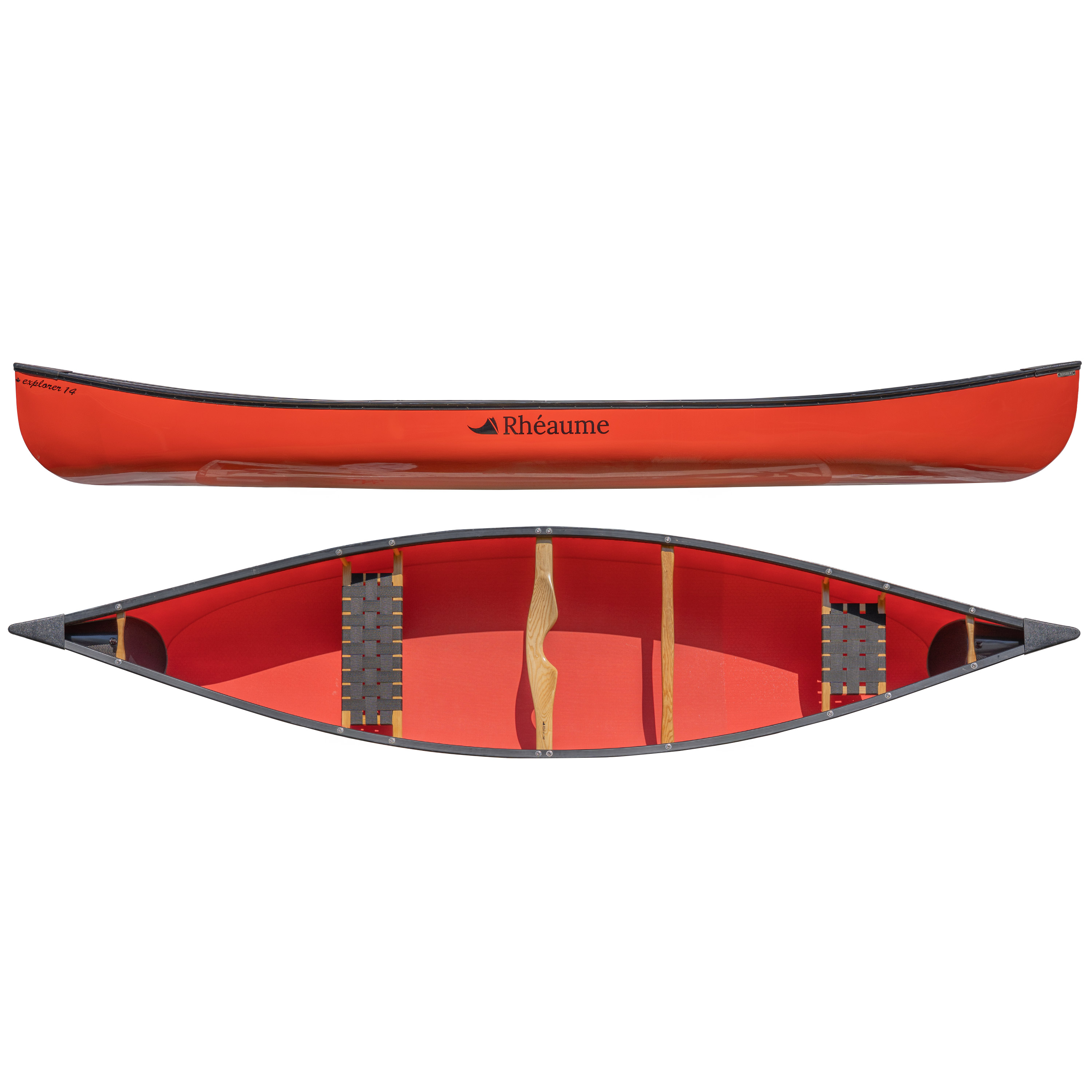Explorer 14' - Fibrex - RHE-EXPLO-14-FEX-PBB-MG - Canots Rhéaume