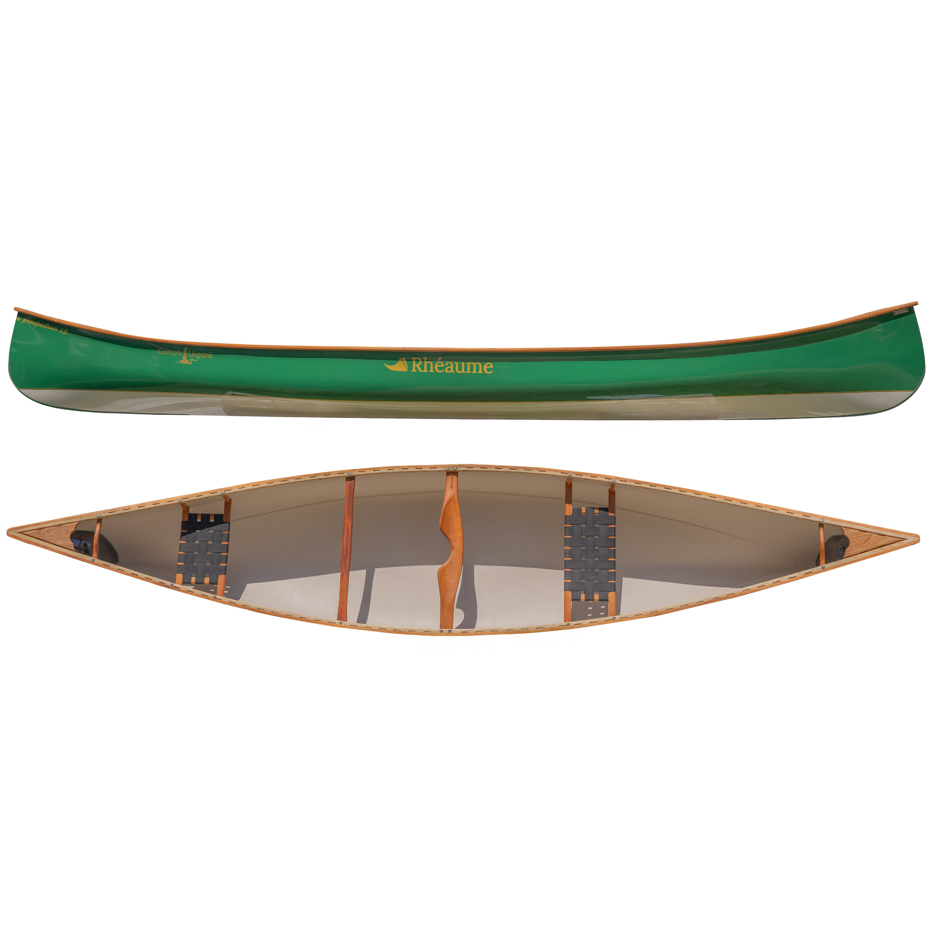 Prospecteur 15' - Kevlar - RHE-PRO-15-KEV-PBB-VRF - Canots Rhéaume