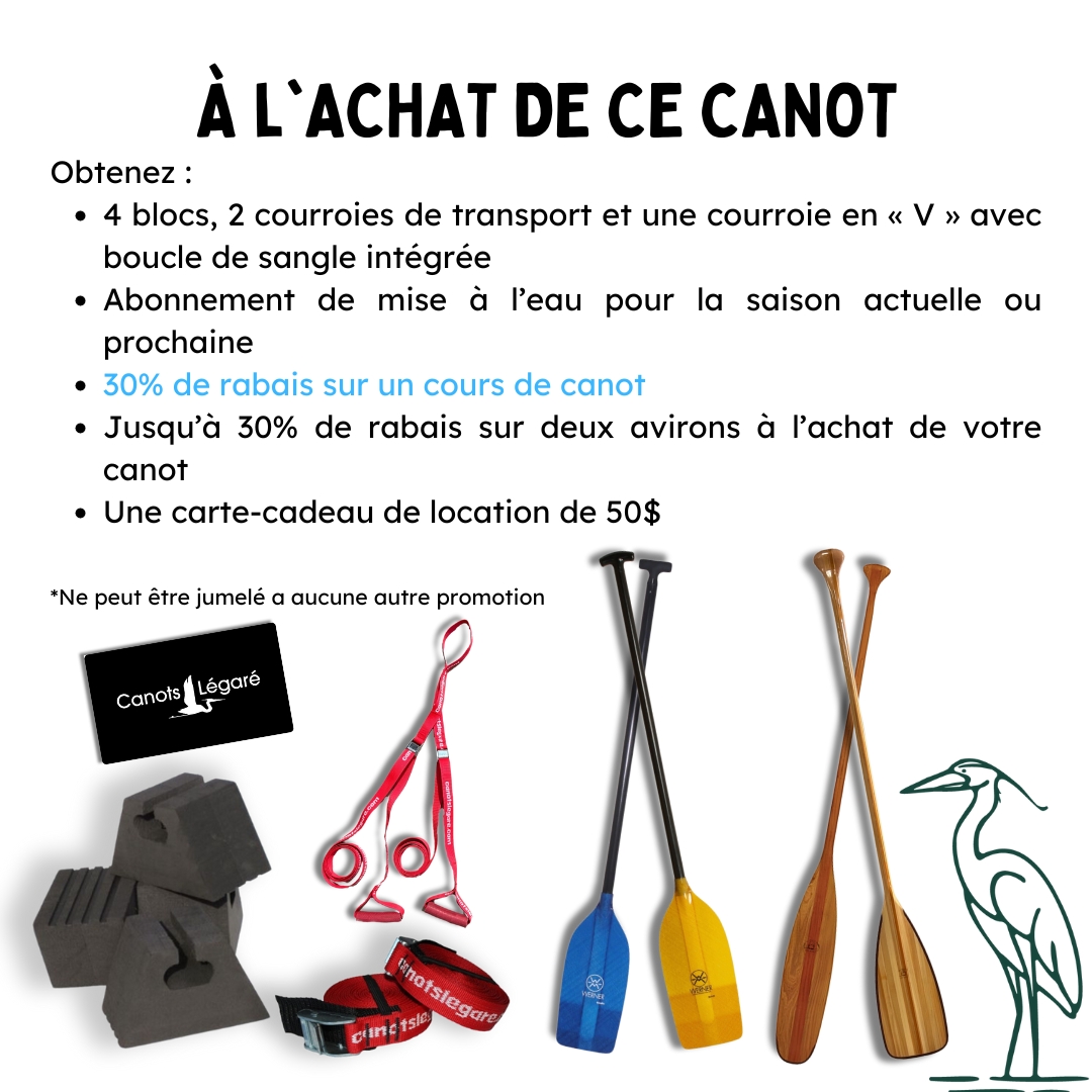 Teddy 12' - Tuffstuff Expédition - NC-TED-12-TSE-PBA-CR - Nova Craft Canoe