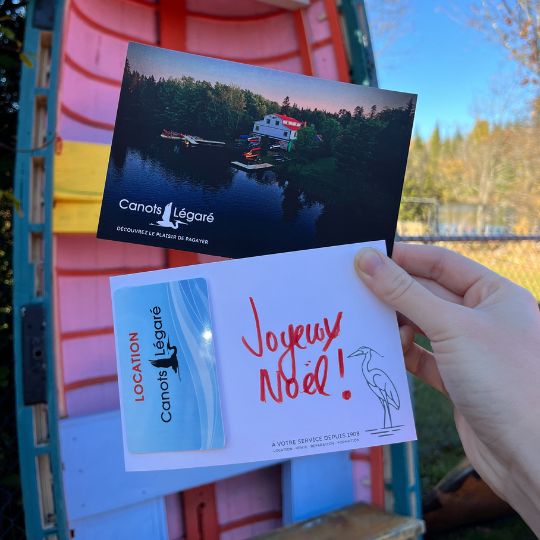 Promotion carte-cadeau location - CL-CARTECADEAU-LOC-PROMO-80$ - Canots Légaré